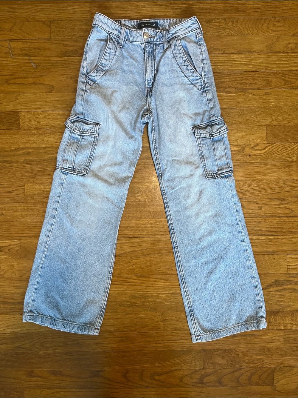 👖Aeropostale Light Blue High-Rise Wide Leg jeans 👖